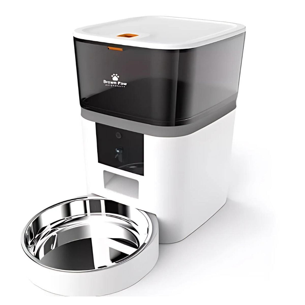 Dispensador De Alimentos Para Mascota Brown Paw Wifi 4l Blanco Bpdimw