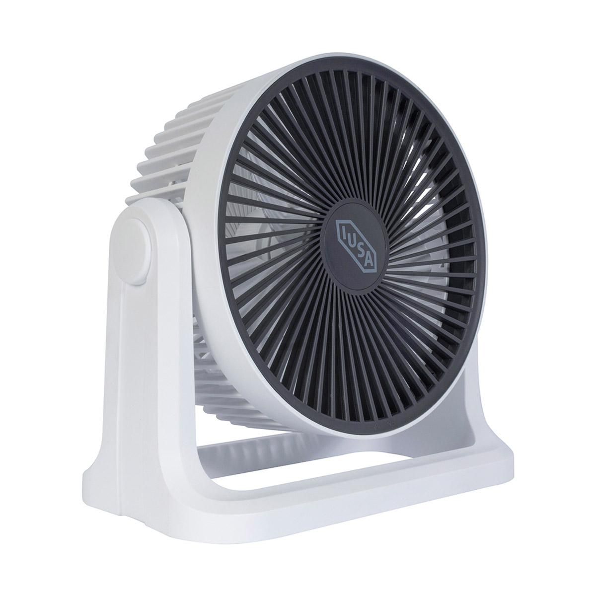 Ventilador Personal Recargable Iusa De 8 Pulgadas Blanco Modelo Vp8rg