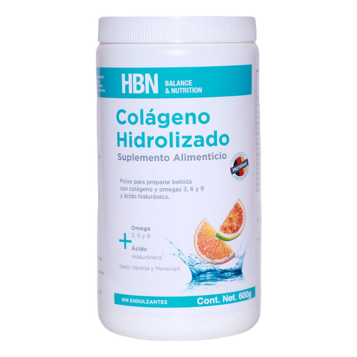 Colágeno Hidrolizado HBN Naranja 600g