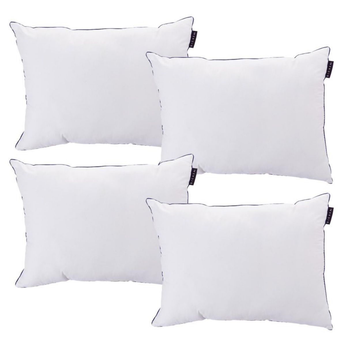 Almohada Dicasa One Pack De 4 Blanca