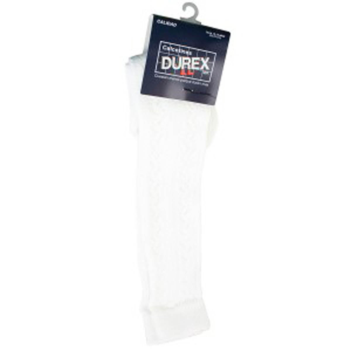 Calceta Durex Blanco Niña Talla 10-18