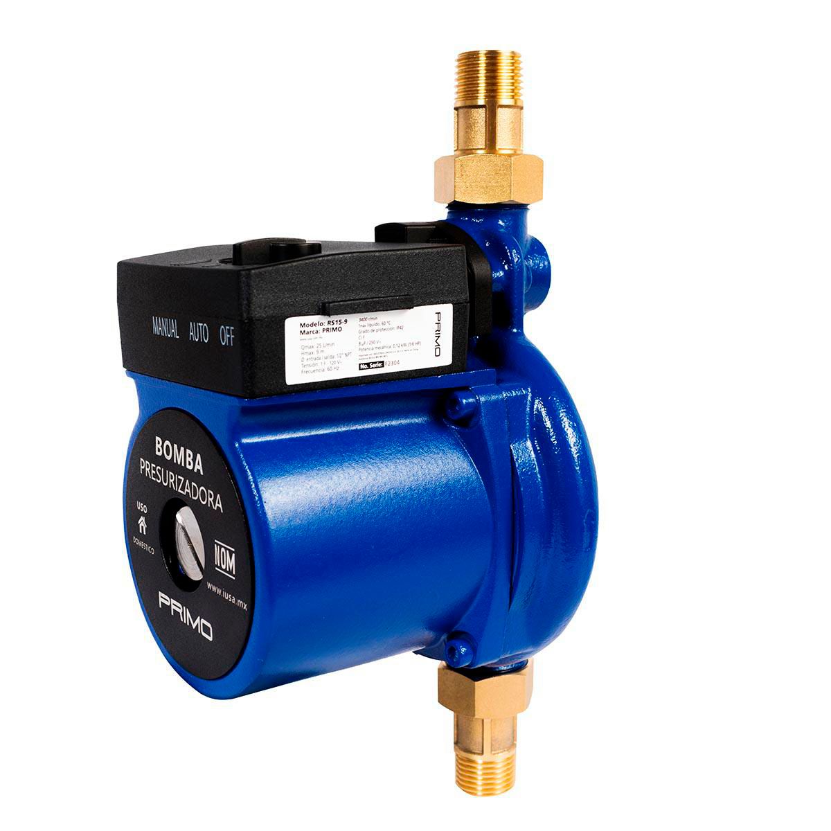 Bomba Hidráulica Presurizadora En Línea Primo 1/6 Hp Rs15-9