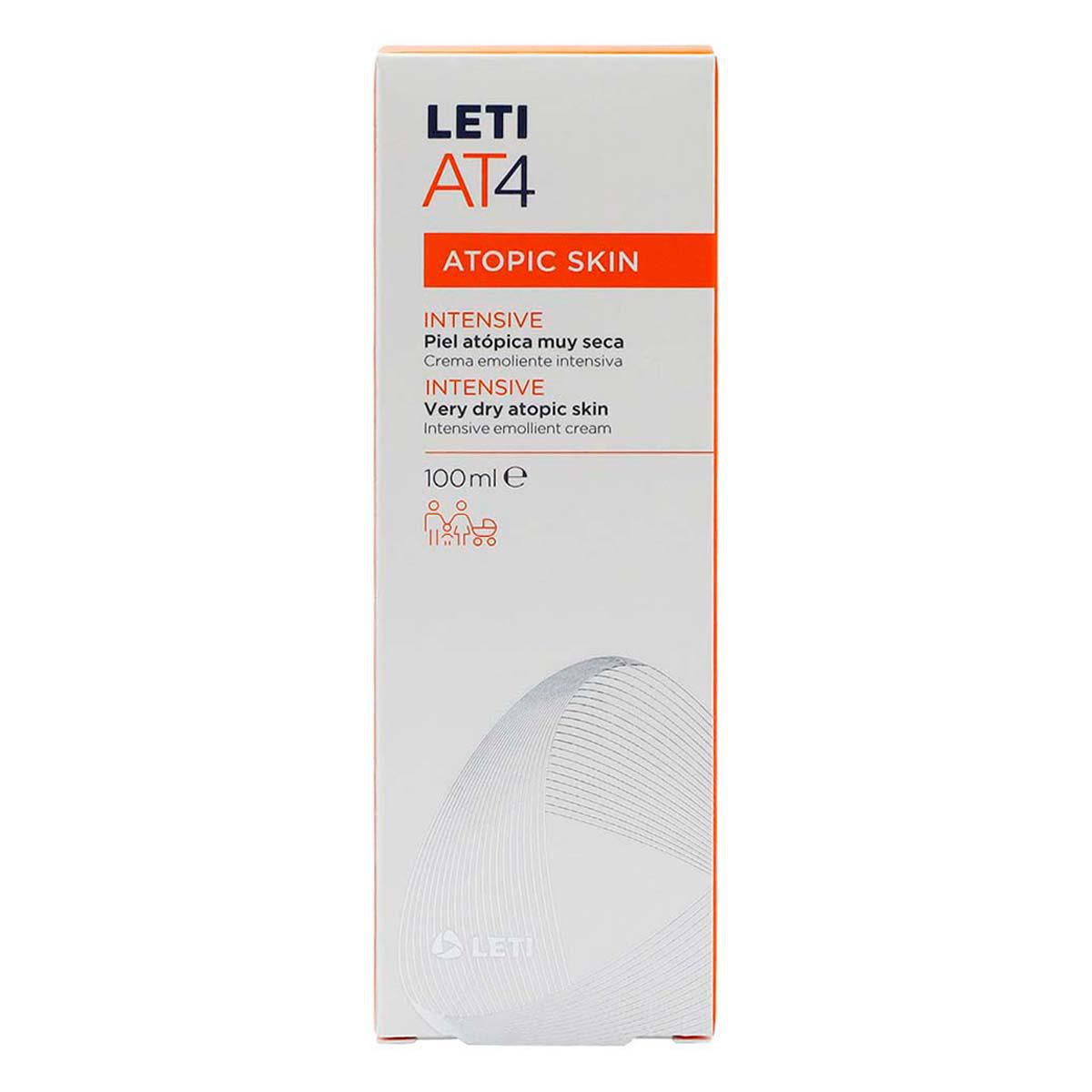Crema Corporal Emoliente Leti At4 Tubo Con 100ml