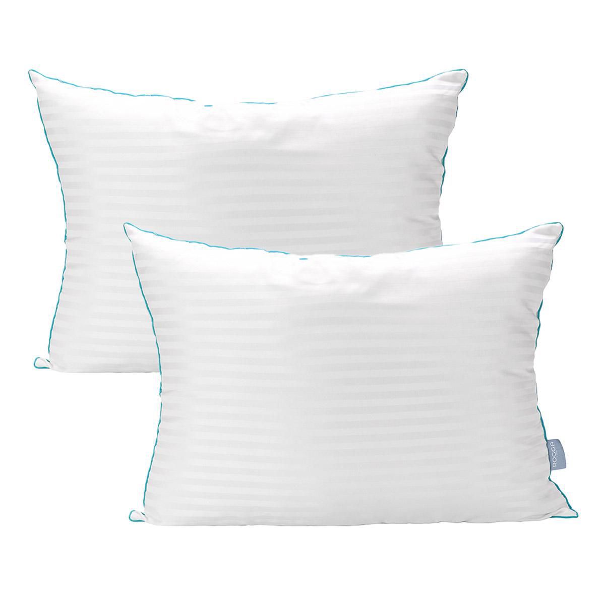 Almohada Royal Twin 2-Pack (2 Almohadas) Blanco Rayas