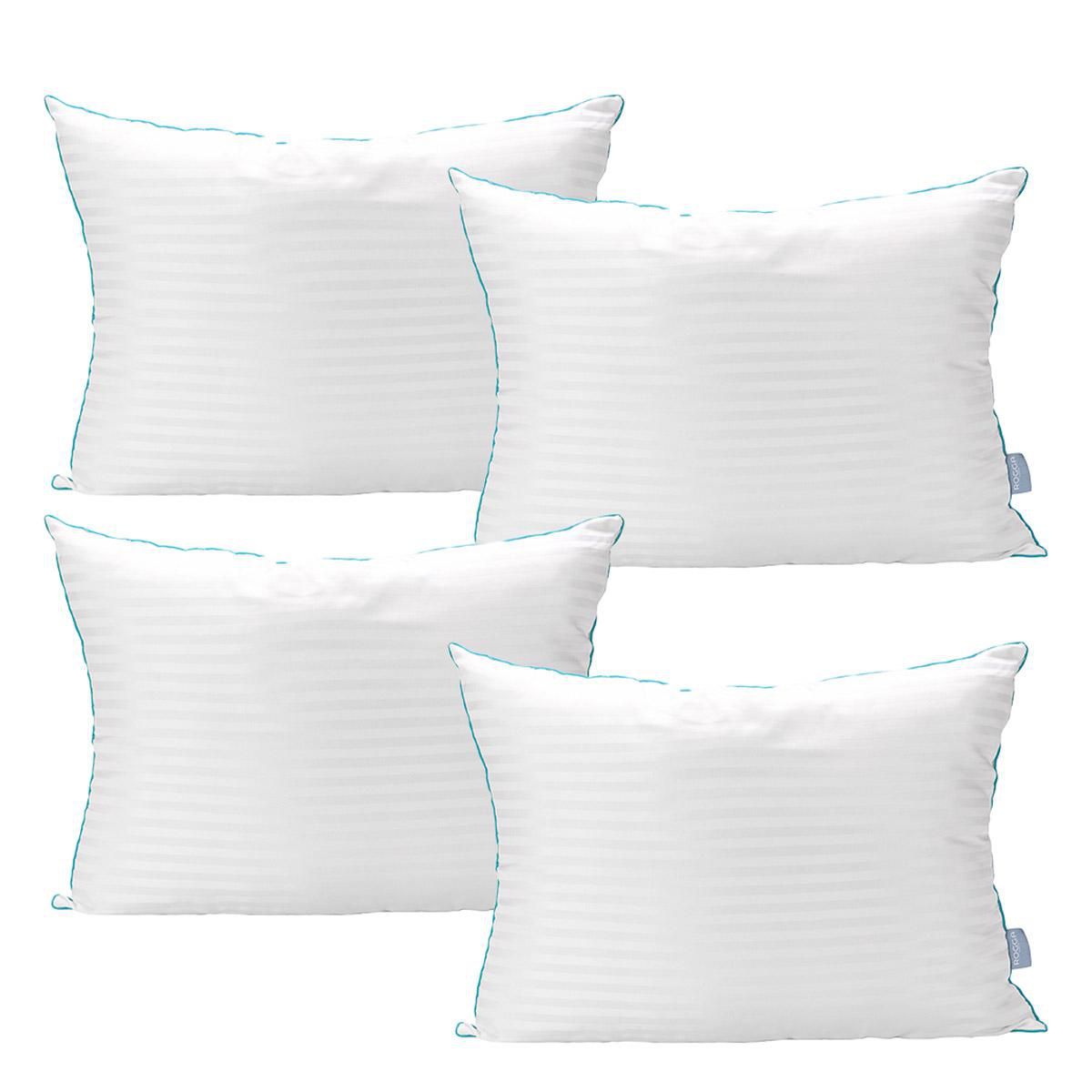 Almohada Royal Twin 2-Pack Pack De 2 (4 Almohadas) Blanco Rayas