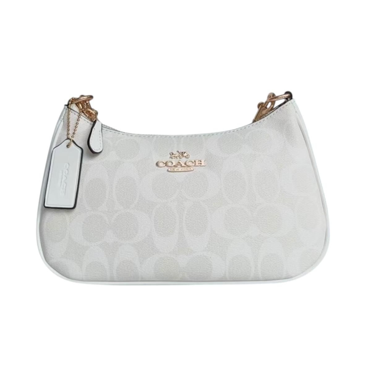 Bolsa Crossbody Coach Teri Blanco Liso