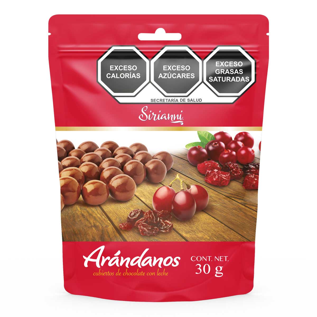 Arandanos Sirianni Cubiertos De Chocolate 30g