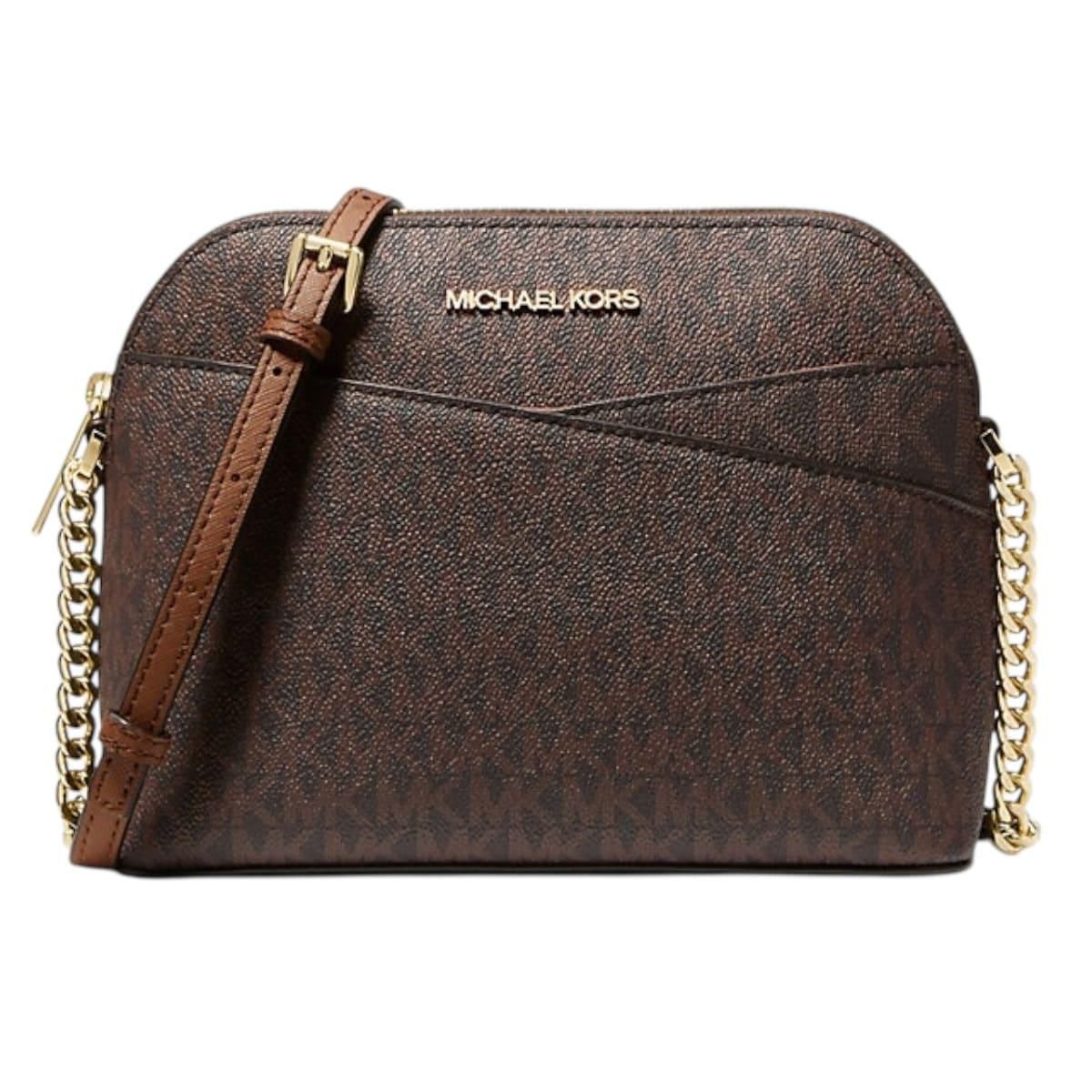 Bolsa Michael Kors Jet Set Travel Crossbody Café