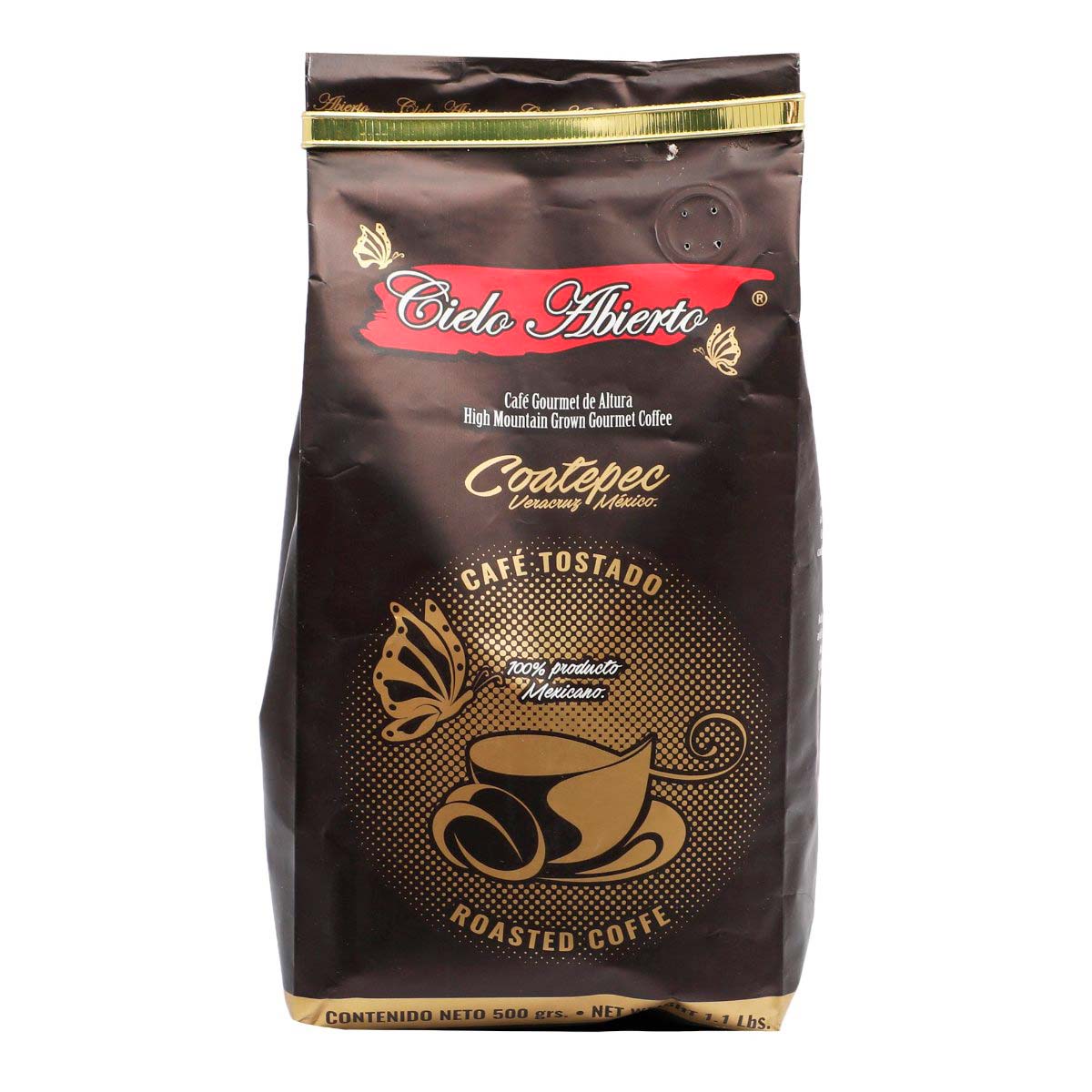 Cafe Cielo Abierto Tostado Y Molido 500g