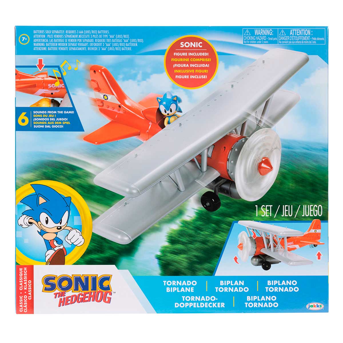 Avion Sonic Playset Biplane