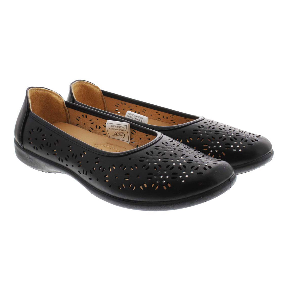 Balerina City Furor Para Dama 22-26 25270 Color Negro