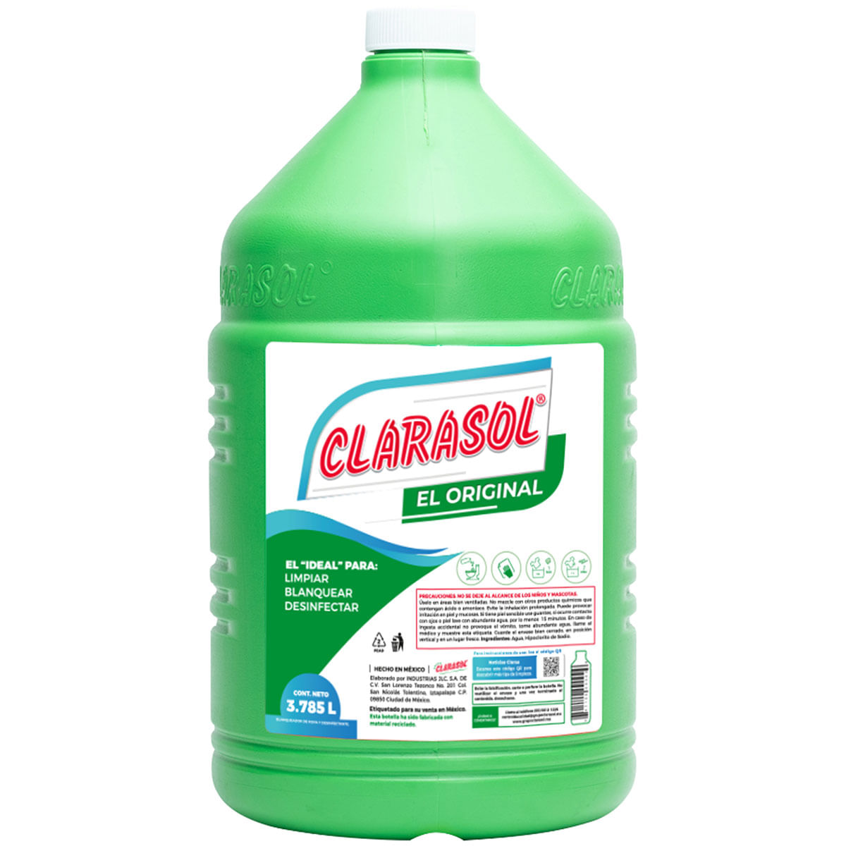 Blanqueador Líquido Clarasol 3.785l