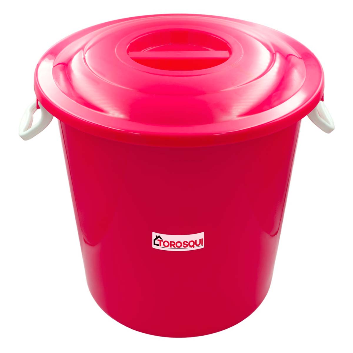 Bote Con Tapa 40l Torosqui Rojo
