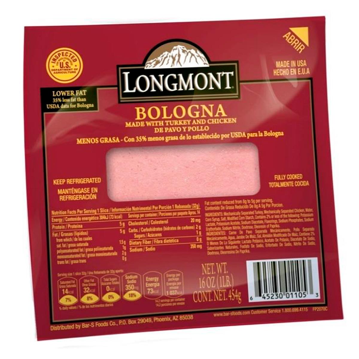 Bologna De Pavo Longmont 454 G