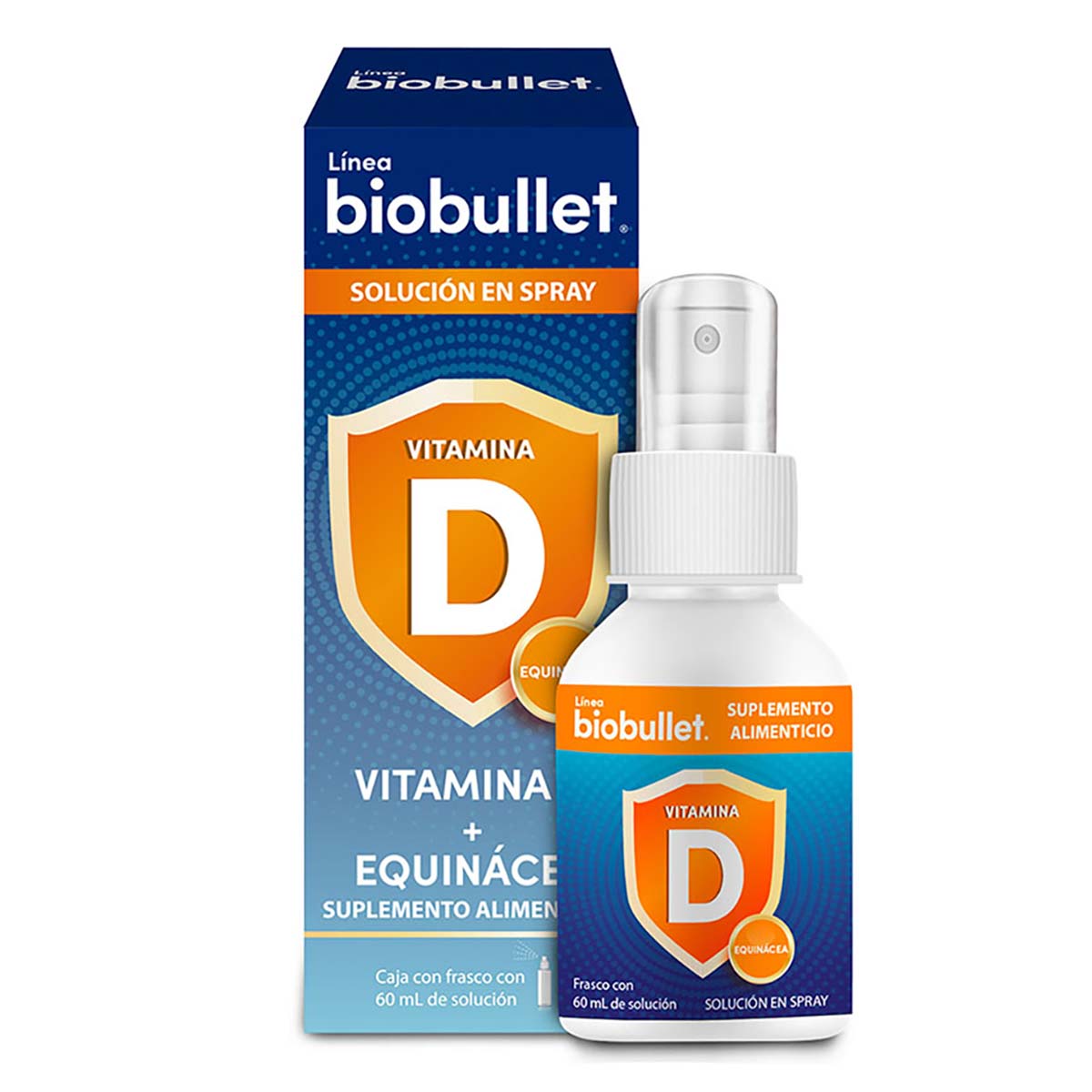 Solución Biobullet Vitamina D3 Spray 60ml