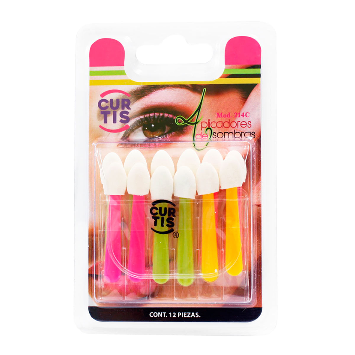 Aplicadores De Sombras Curtis 12 Piezas