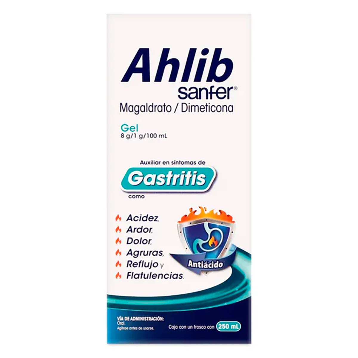 Gel Antiácido Ahlib Frasco 250ml