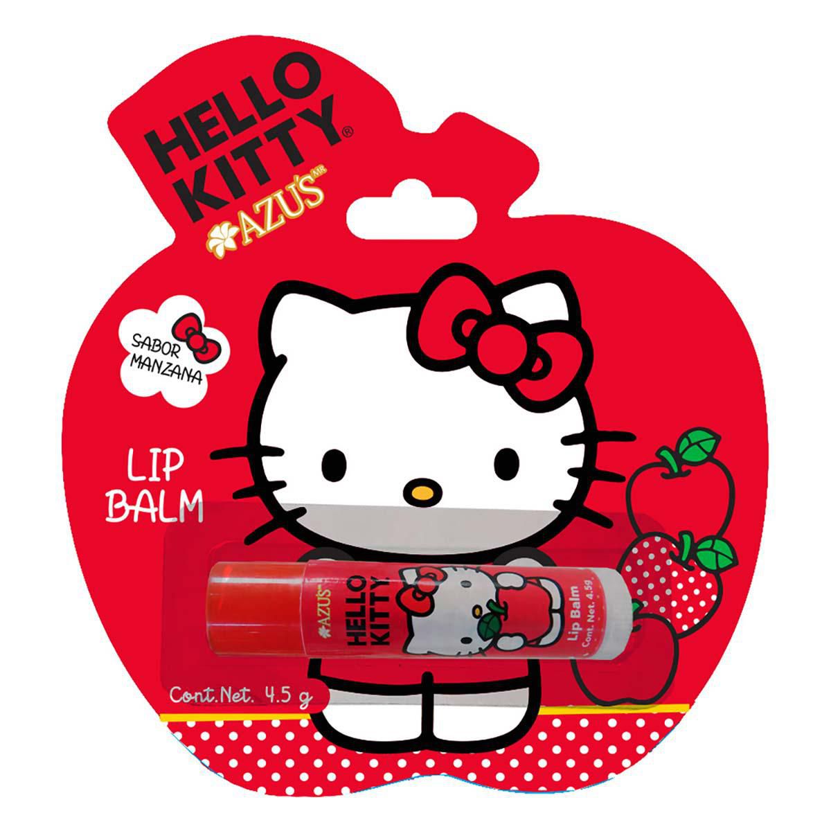 Balsamo Azu´S Hello Kitty Para Labios Manzana 4.5g
