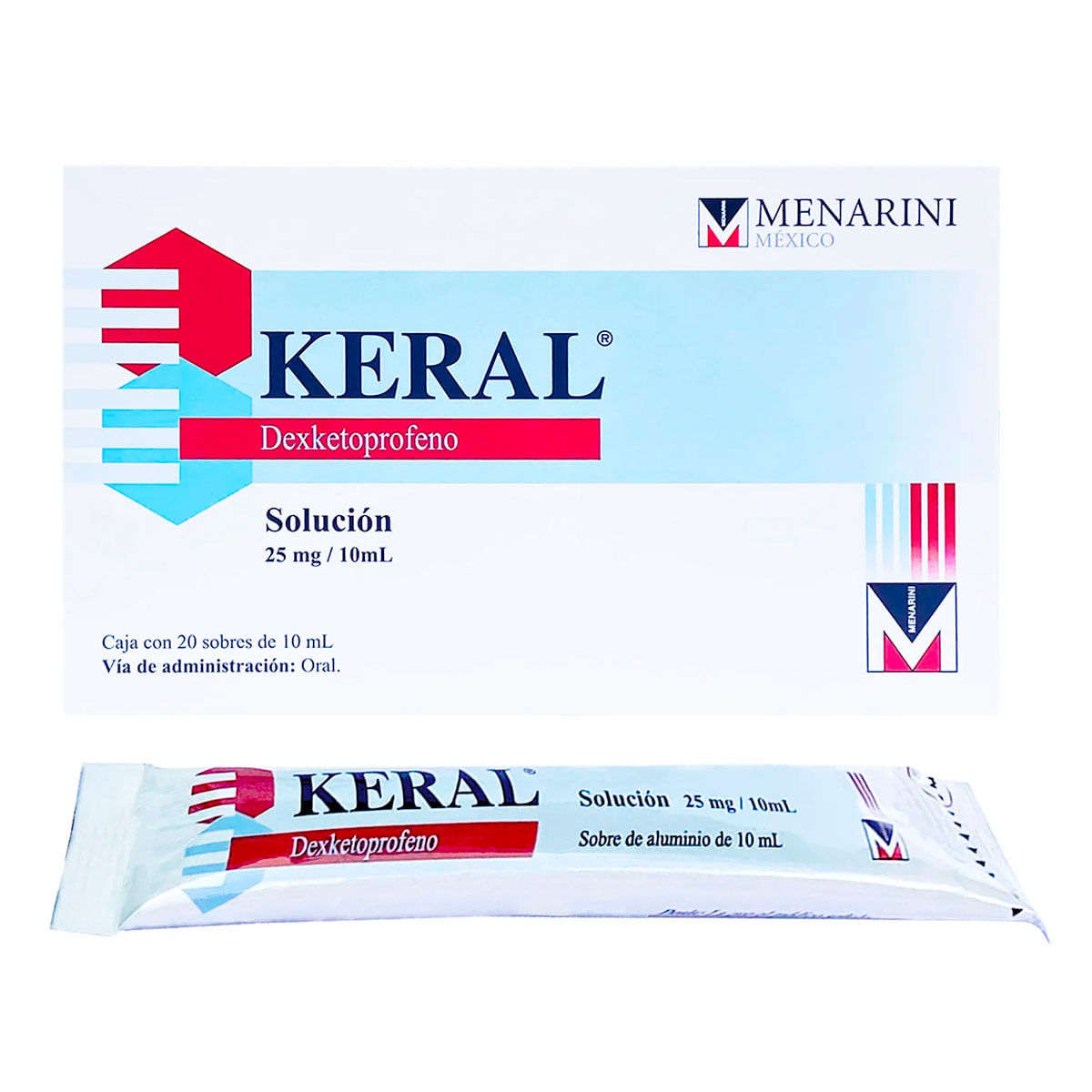 Dexketoprofeno Keral 25mg 20 Sobres