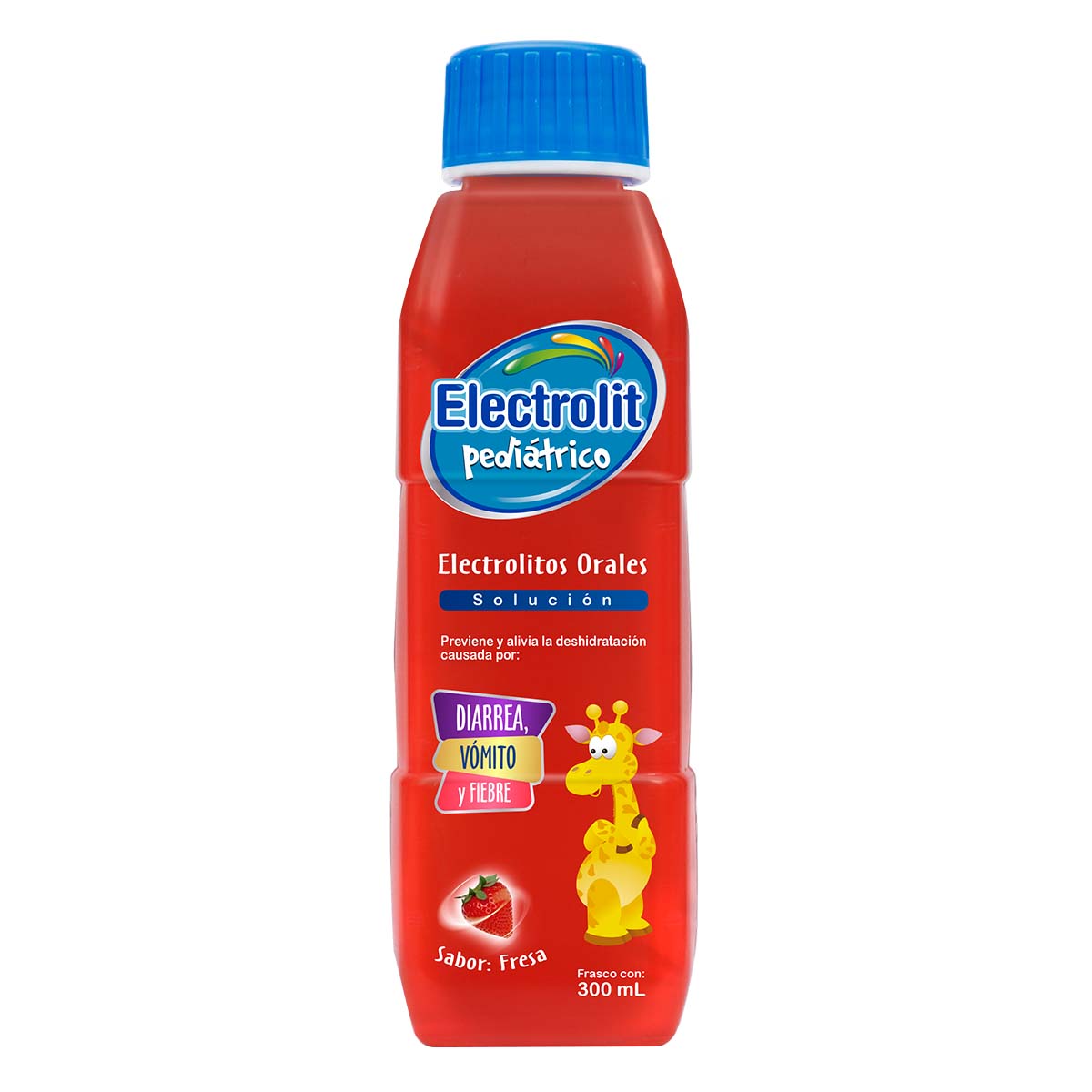 os Orales Solución Pediátrica Electrolit Pediátrico Sabor Fresa 300ml