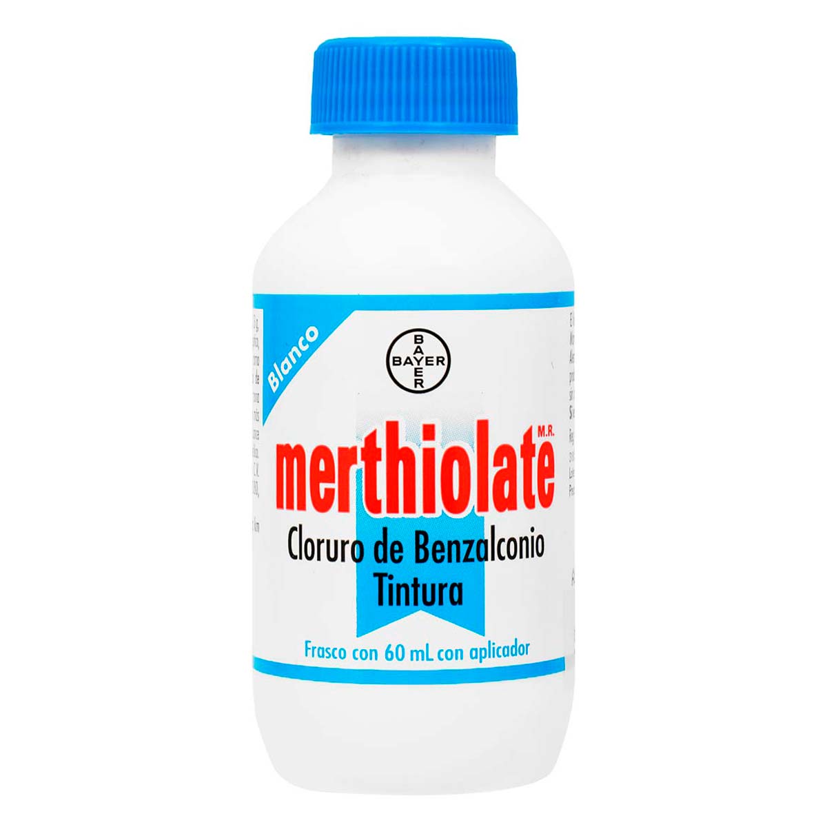 Merthiolate Blanco con Aplicador Frasco con 60ml