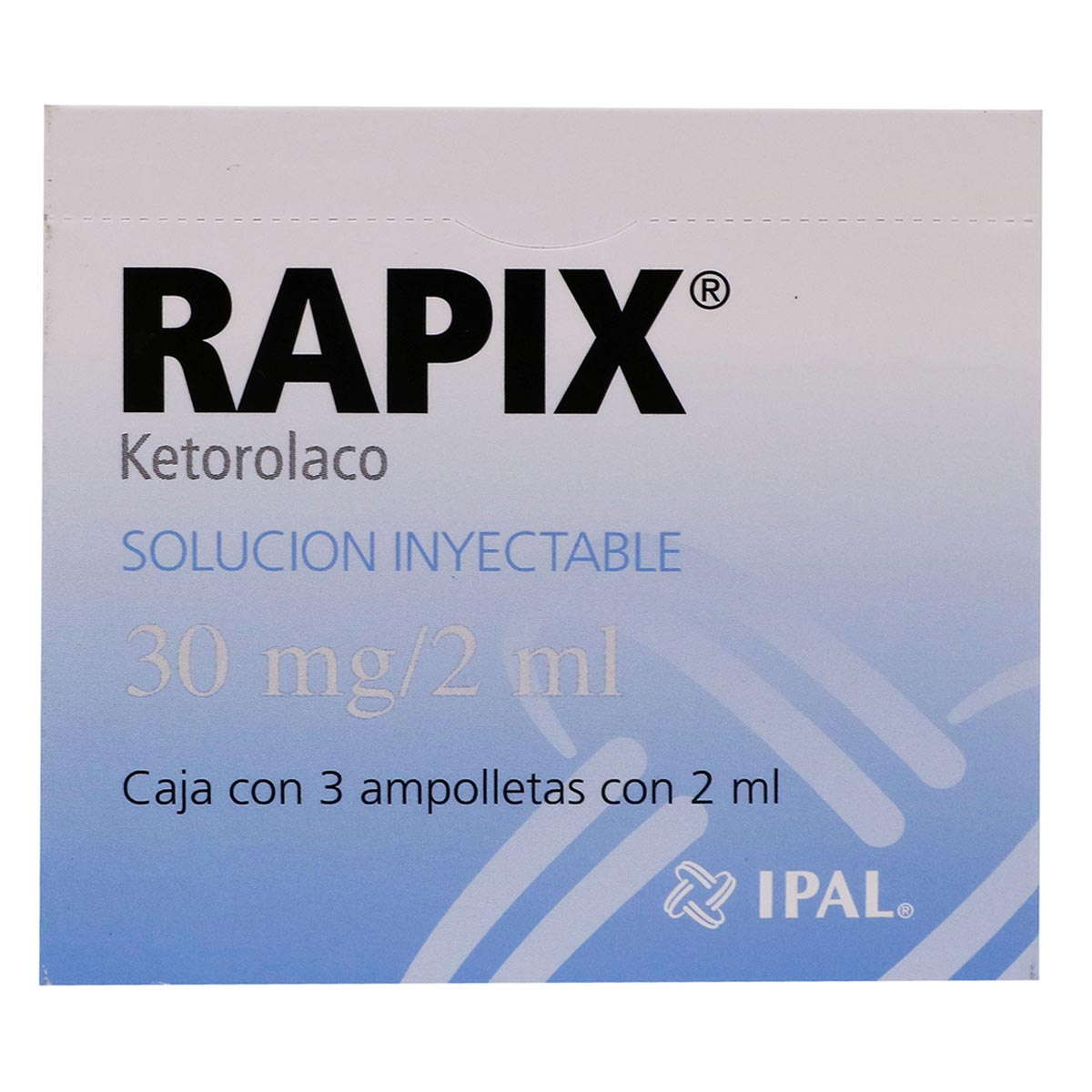 Solución Inyectable Rapix Ketorolaco Caja con 3 Ampolletas con 2ml