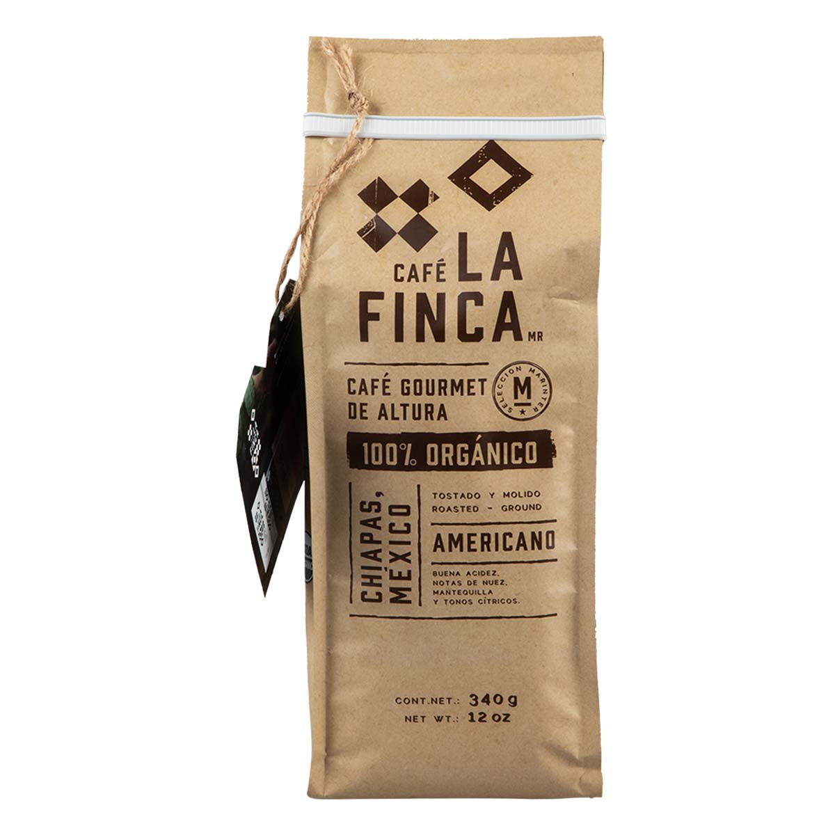 Cafe La Finca Orgánico En Grano 340g