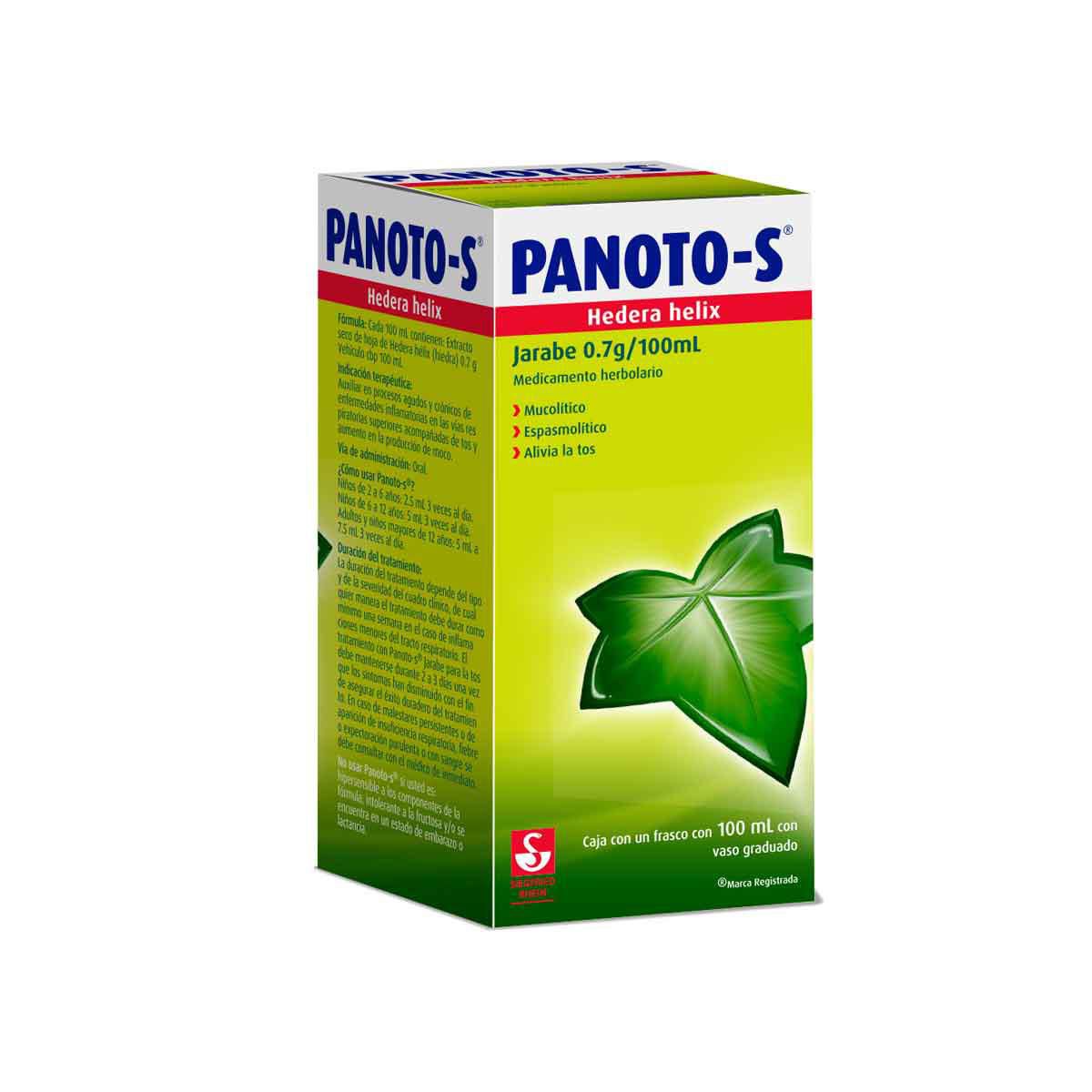 Panoto-s 100 ml - Frasco con jarabe (Hedera helix)