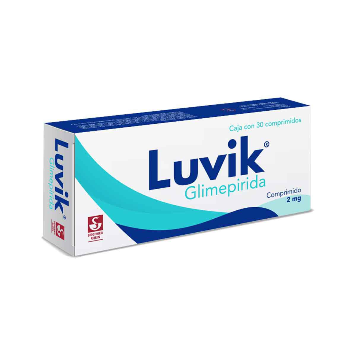 Luvik 2 mg - Caja con 30 comprimidos (Glimepirida)