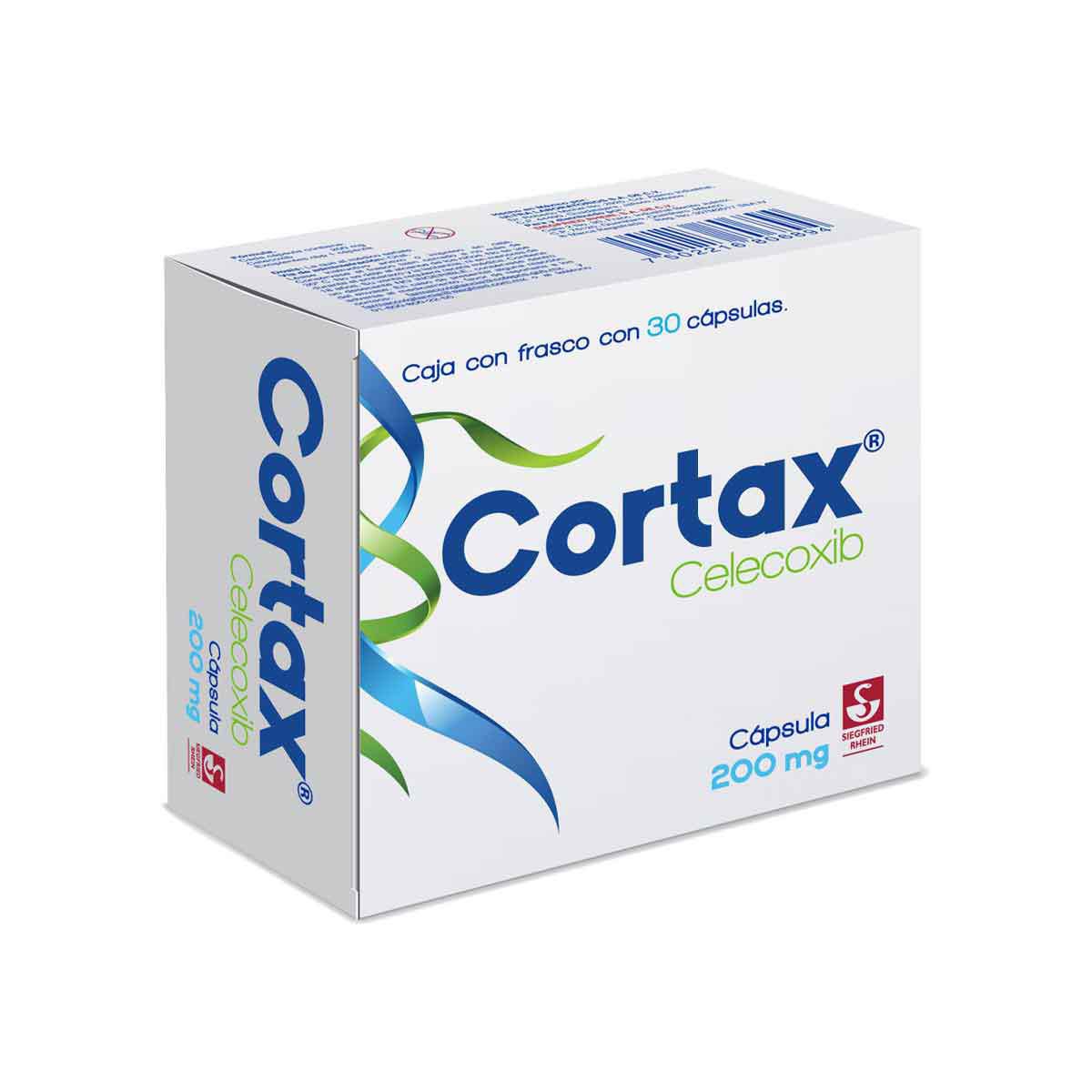 Cortax 200 mg - Caja con 30 cápsulas (Celecoxib)