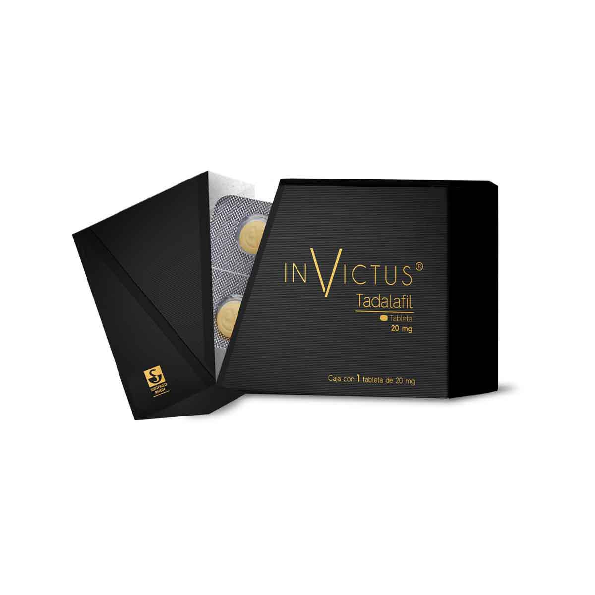 Invictus 20 mg - Caja con 1 tableta (Tadalafil)