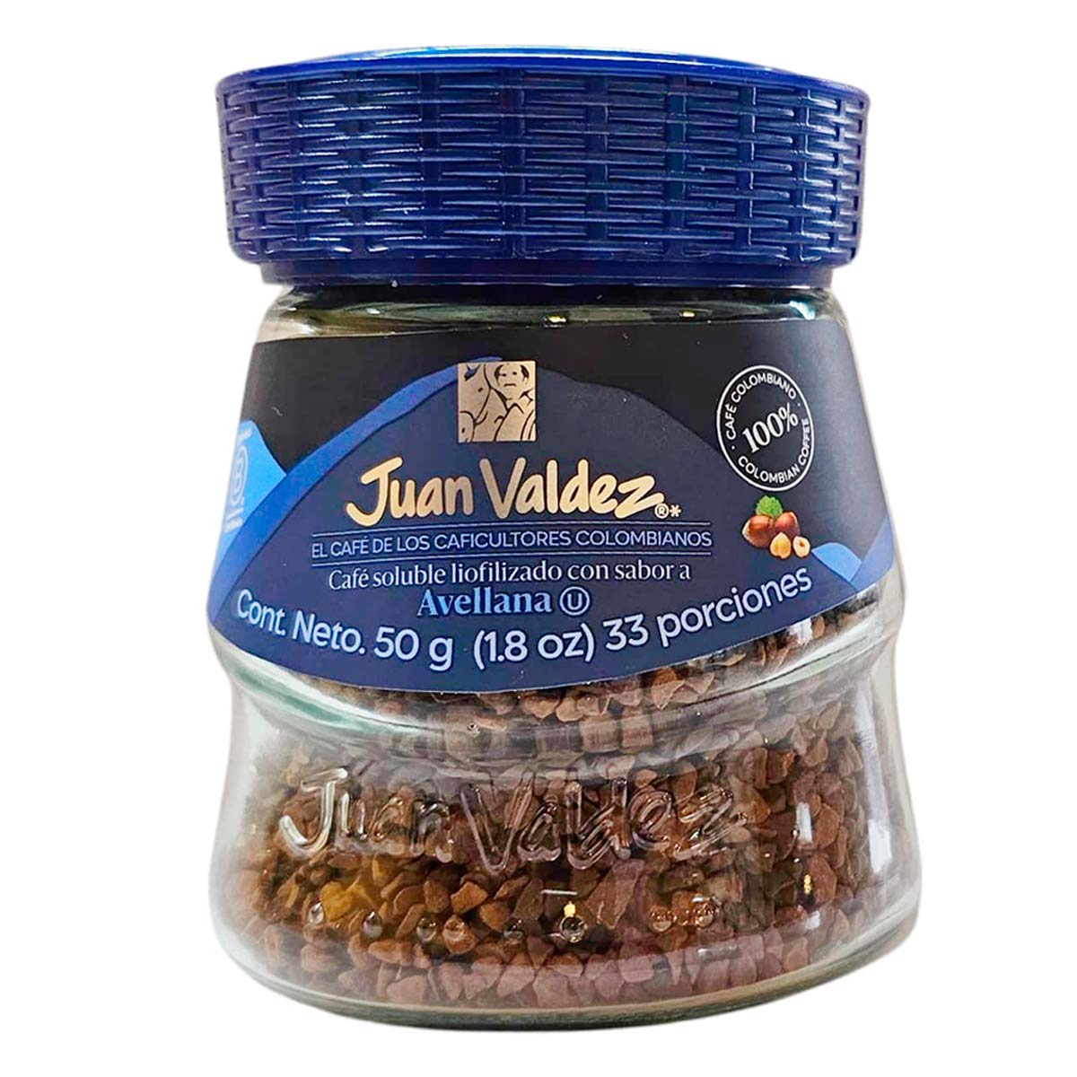 Cafe Liofilizado Juan Valdez Avellana 50g