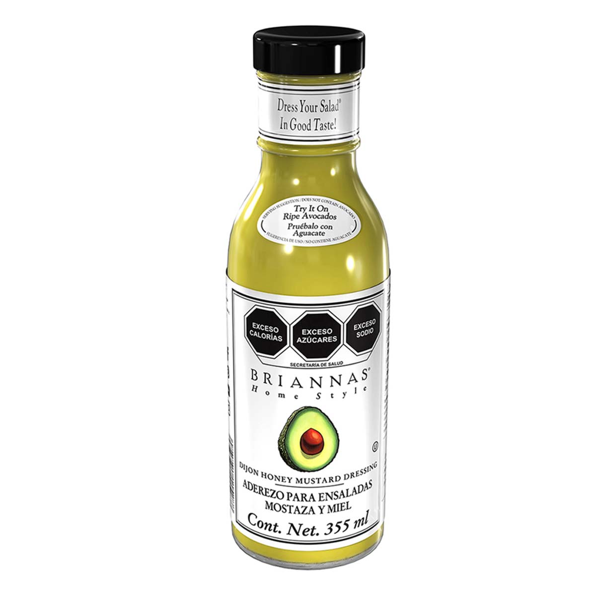 Aderezo Briannas Miel Y Mostaza 355ml