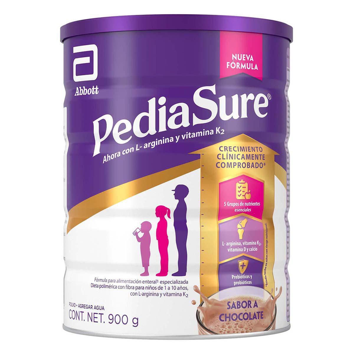 Suplemento Alimenticio Pediasure para Niños de 1 a 10 Años Chocolate 900g
