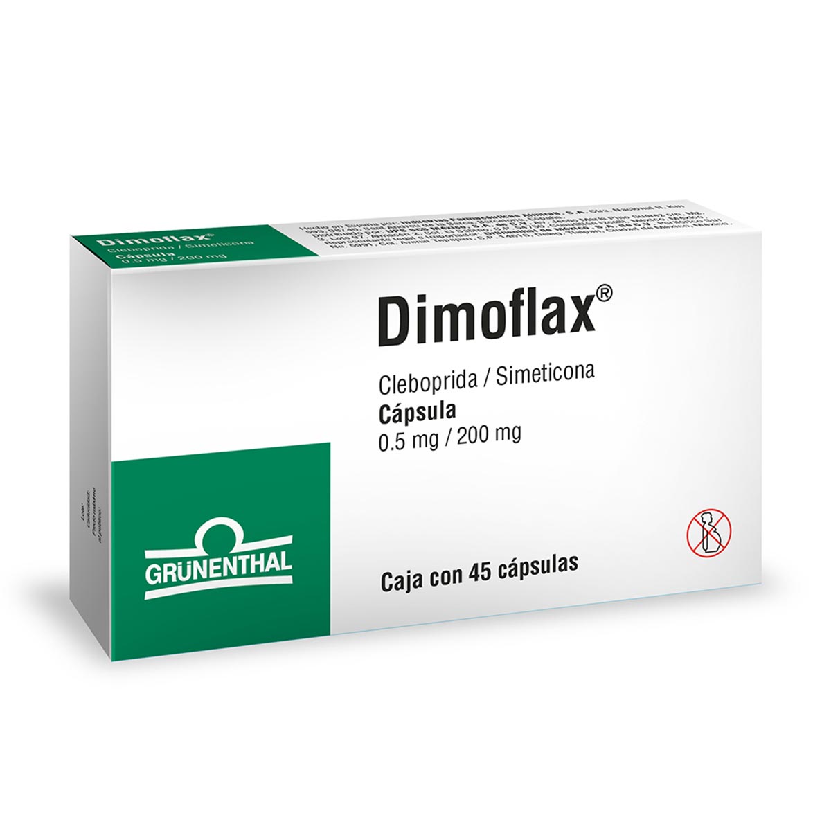 Cápsulas Dimoflax 0.5mg/200mg Caja con 45 Cápsulas