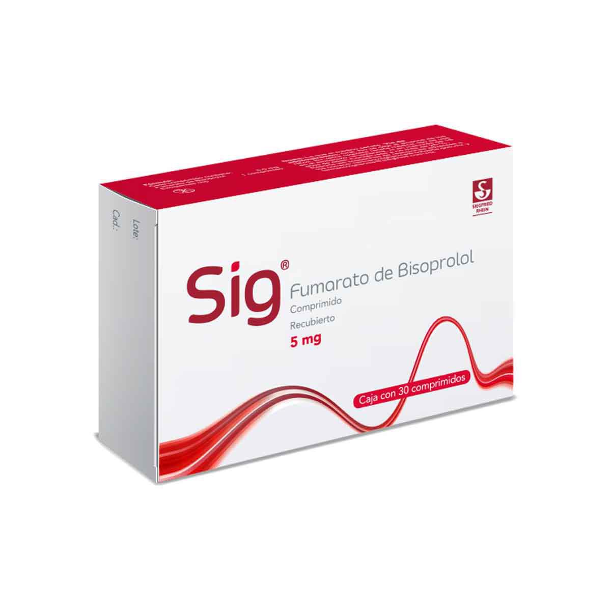 SIG 10 mg - Caja con 30 comprimidos (Bisoprolol)