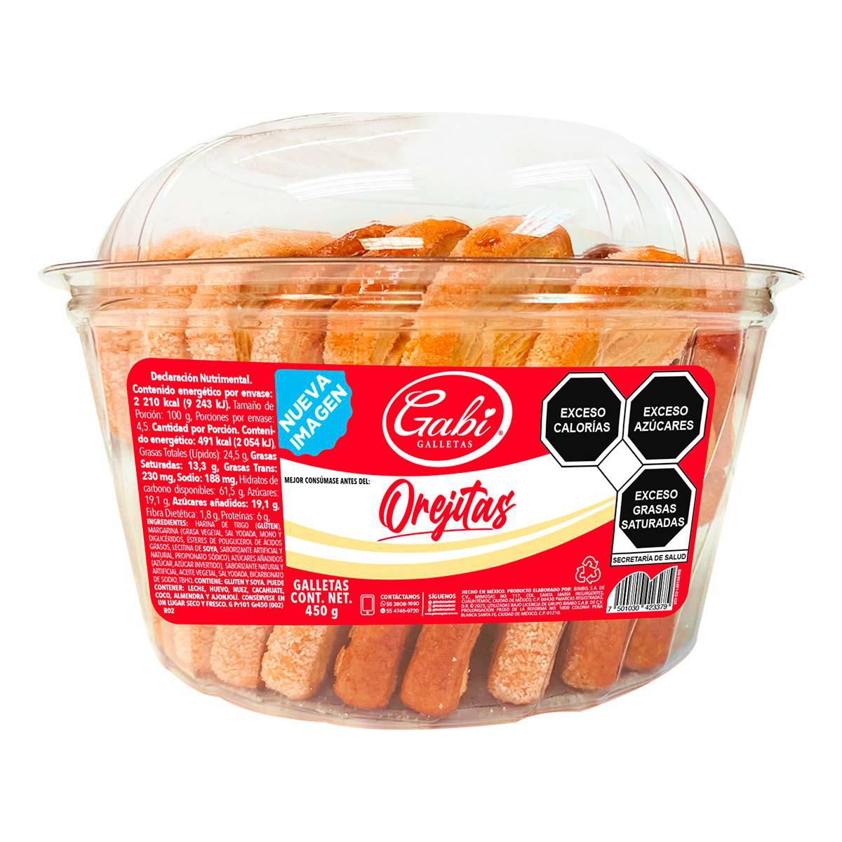Bombonera Orejita Gabi 450g
