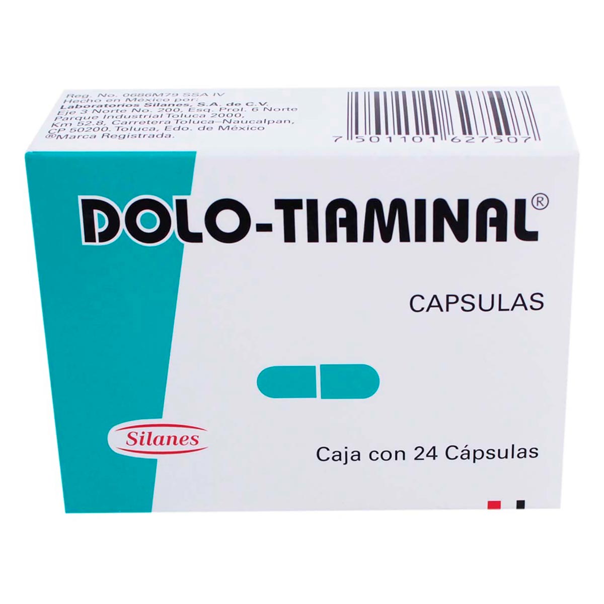 Cápsulas DoloTiaminal Caja con 24 Cápsulas