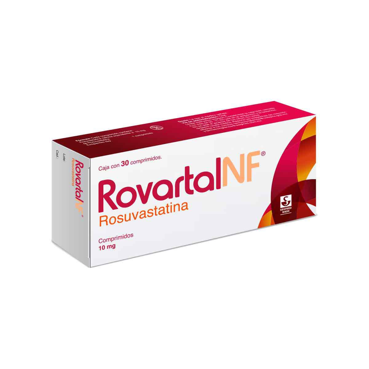 Rovartal NF 10 mg - Caja con 30 comprimidos (Rosuvastatina)