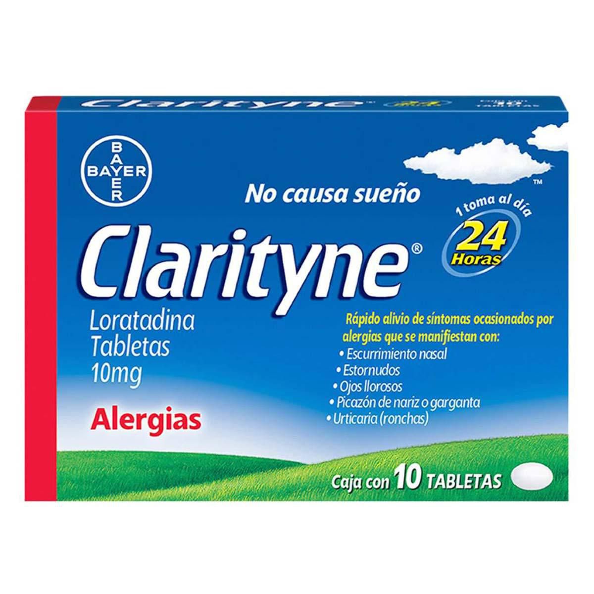 Clarityne Loratadina Caja con 10 Tabletas