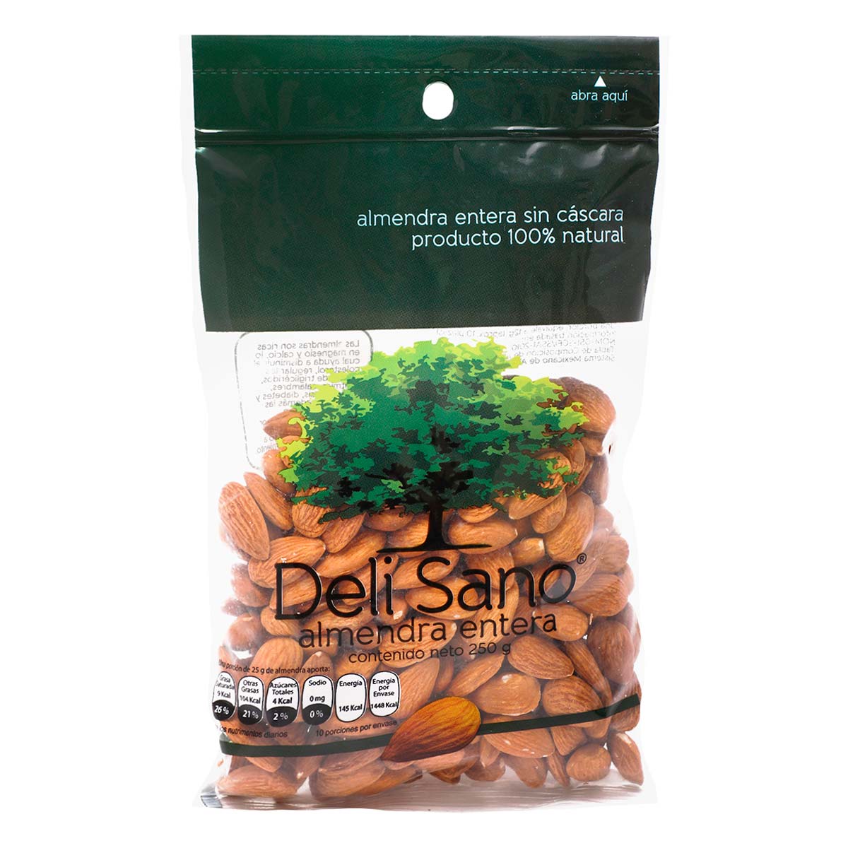 Almendra Deli Sano Entera 250g