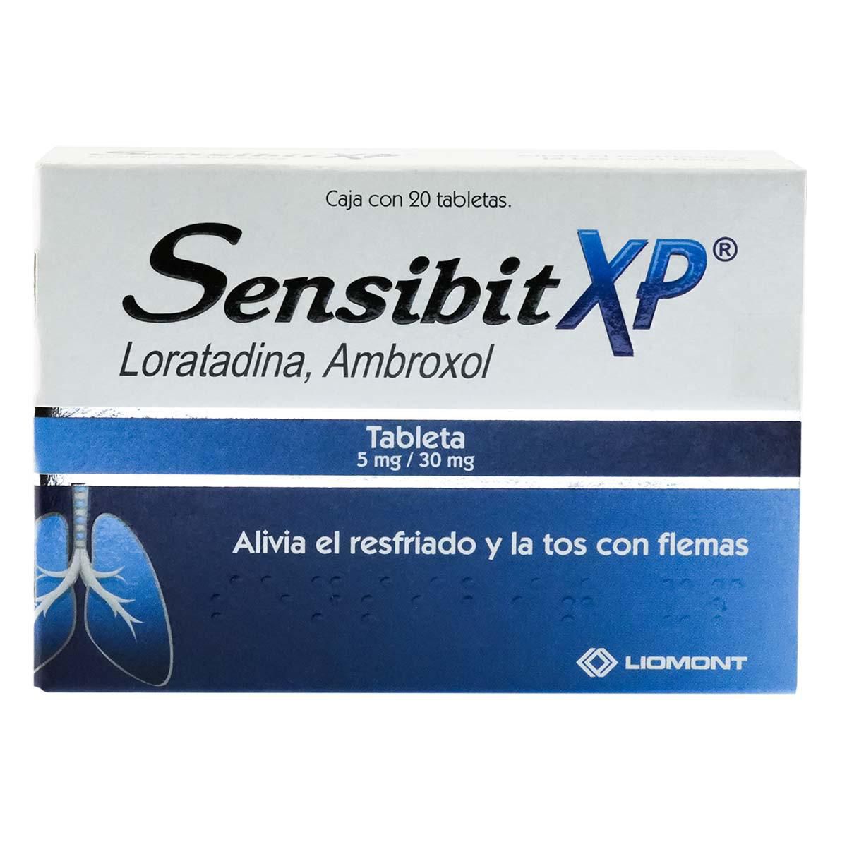 Tabletas Sensibit XP Tos con Flemas Caja con 20 Tabletas