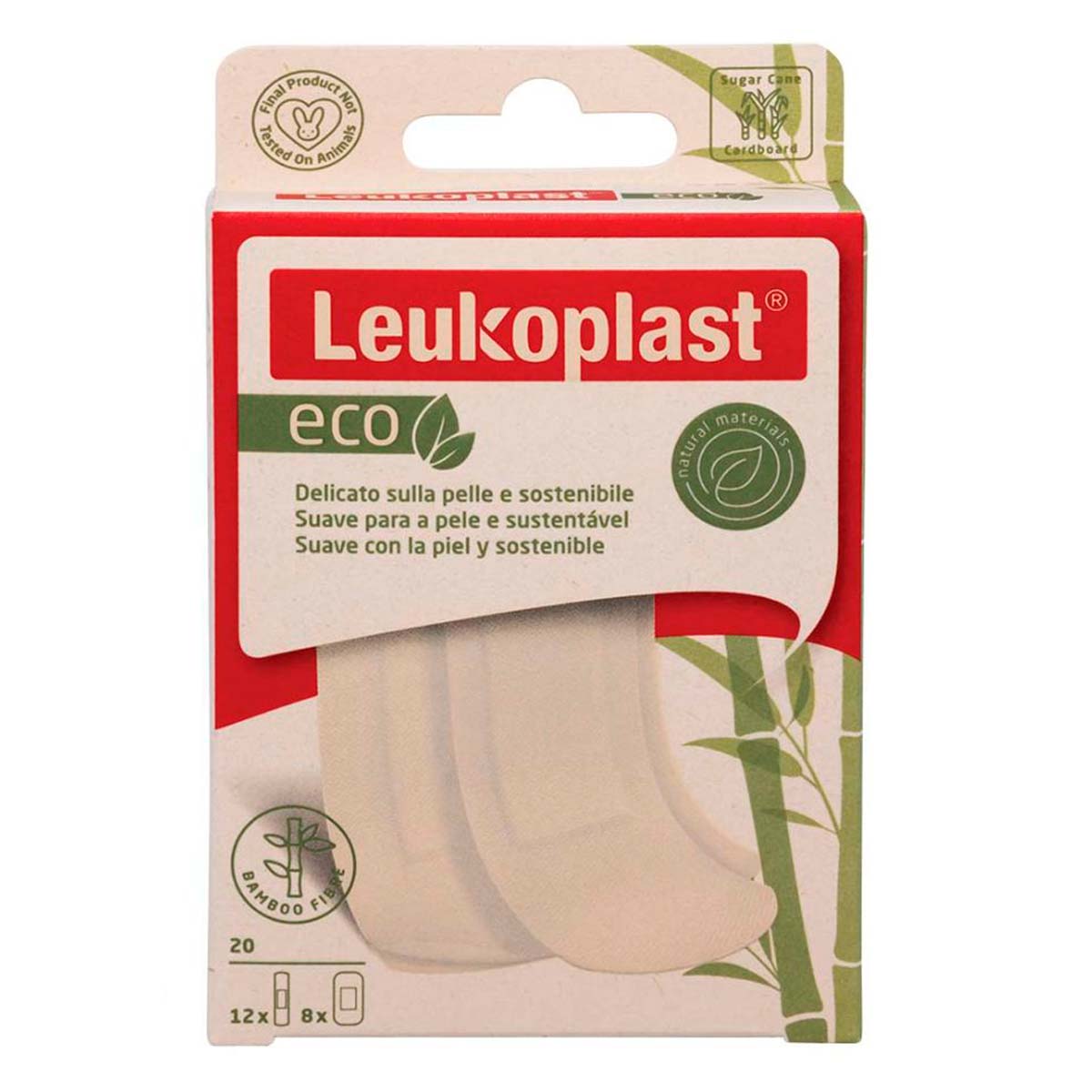Curitas Leukoplast Ecológicos 20 Piezas