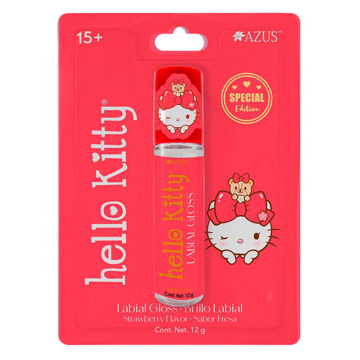 Brillo Labial Azus Hello Kitty Cereza 12g