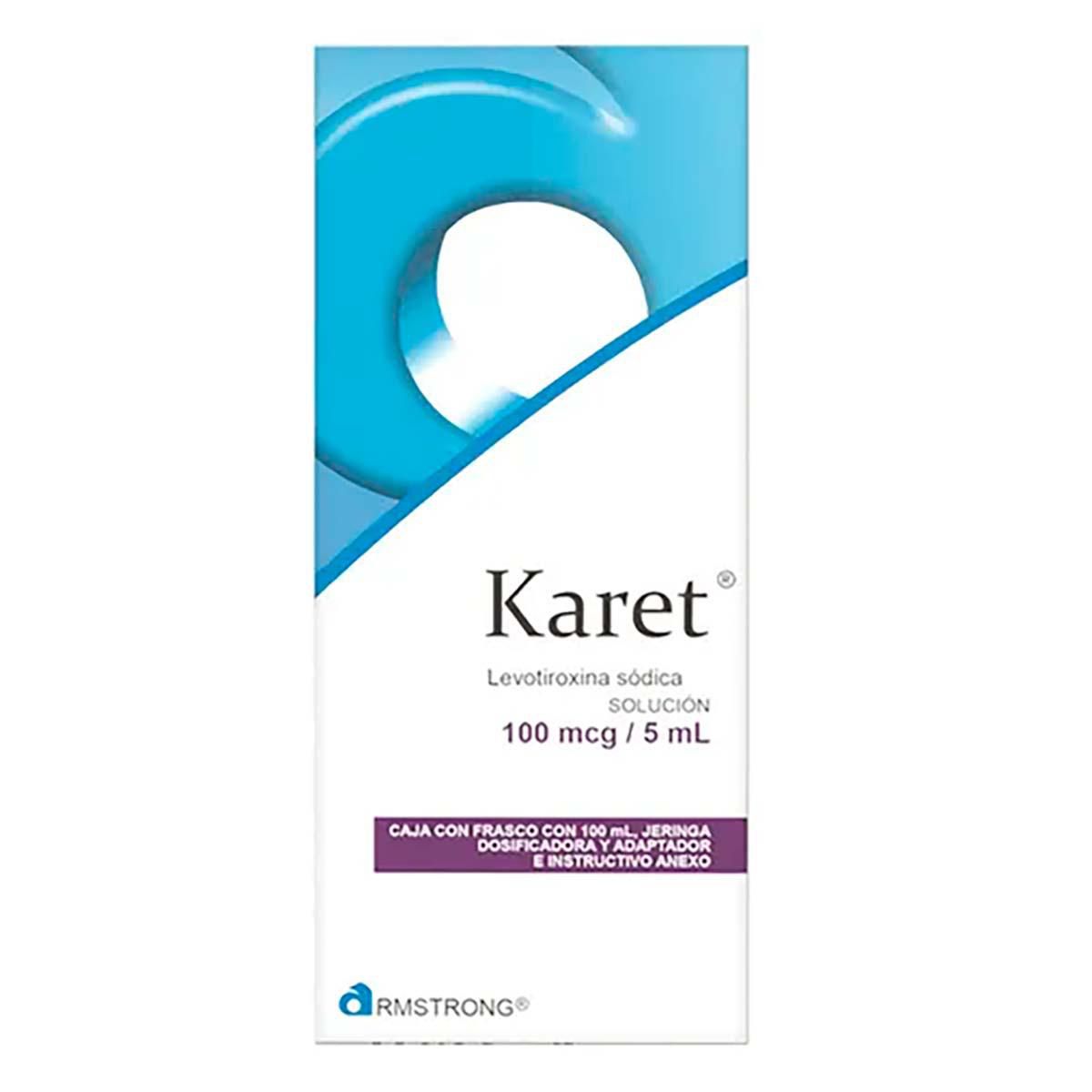 Solución Karet Levotiroxina Sódica 100/5mg