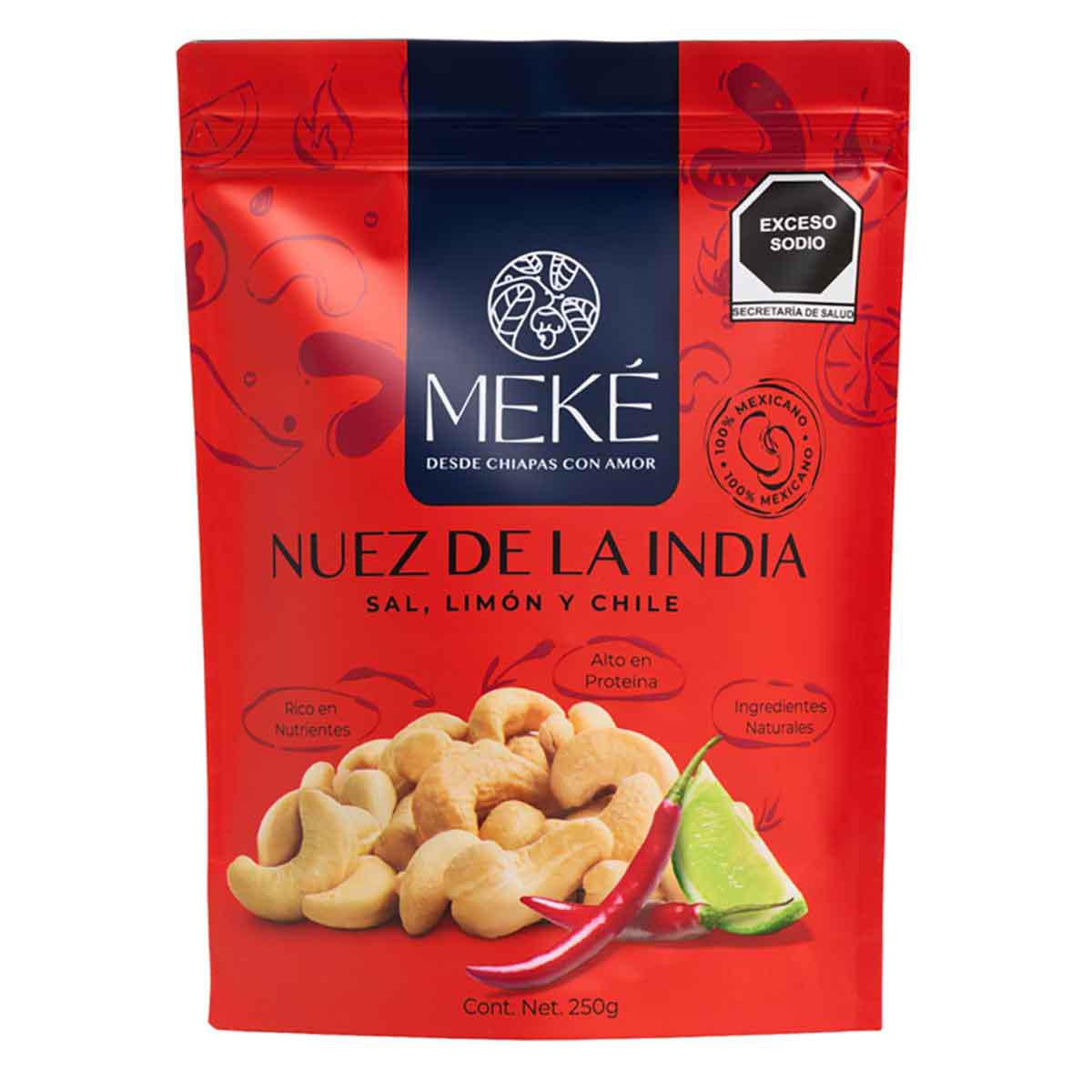 Nuez De La India Meké Limón Sal 250g