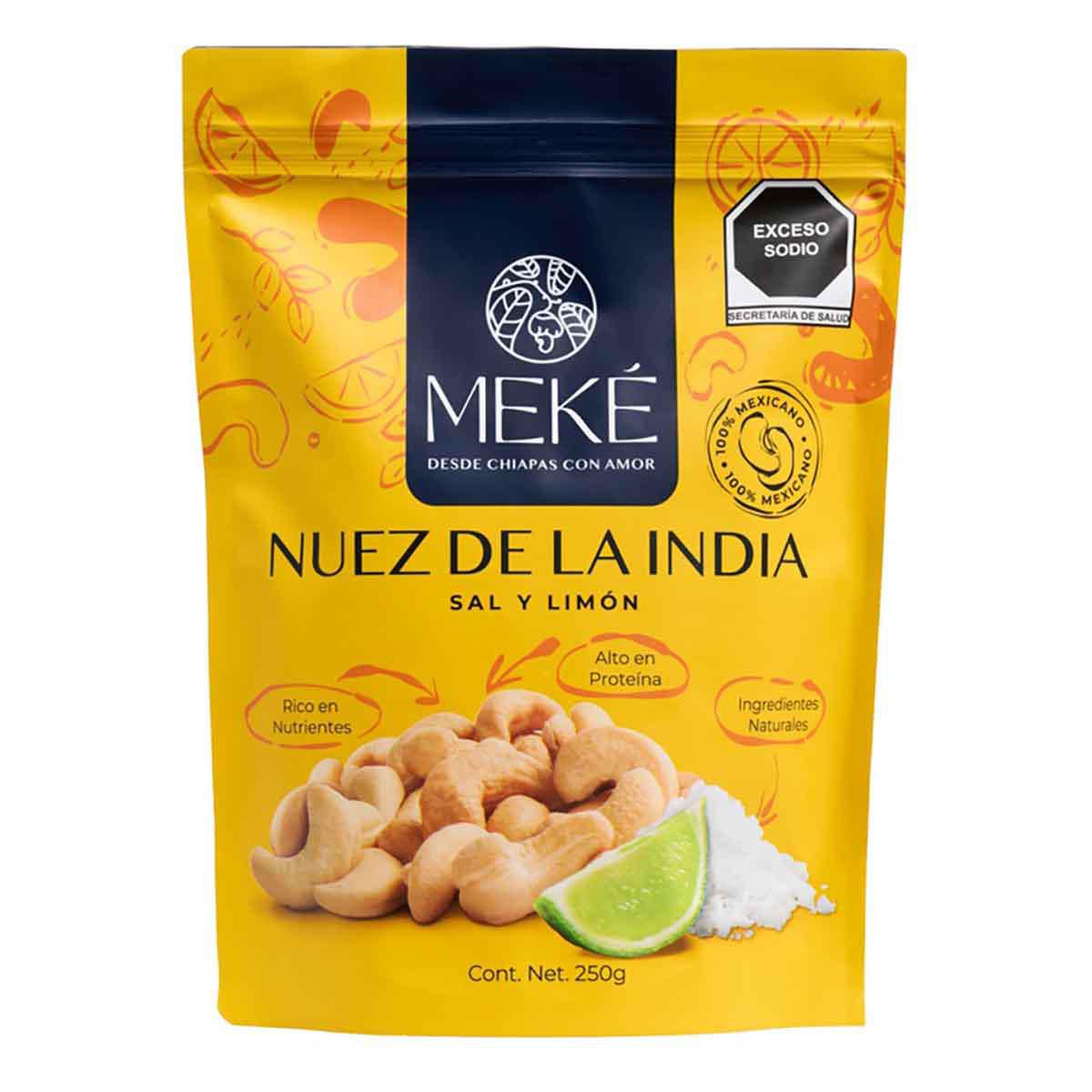 Nuez De La India Meké Chile Limón 250g