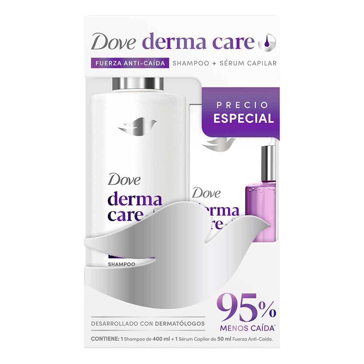 2 Pack Shampoo Dove Derma Care Anticaida