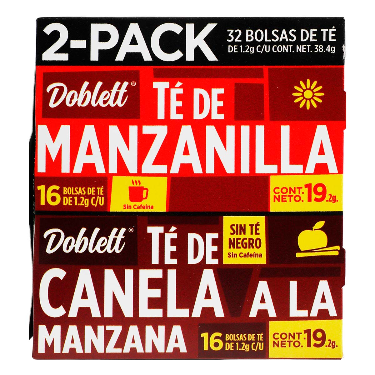 2 Pack Té Doblett Canela Con Manzana 35g