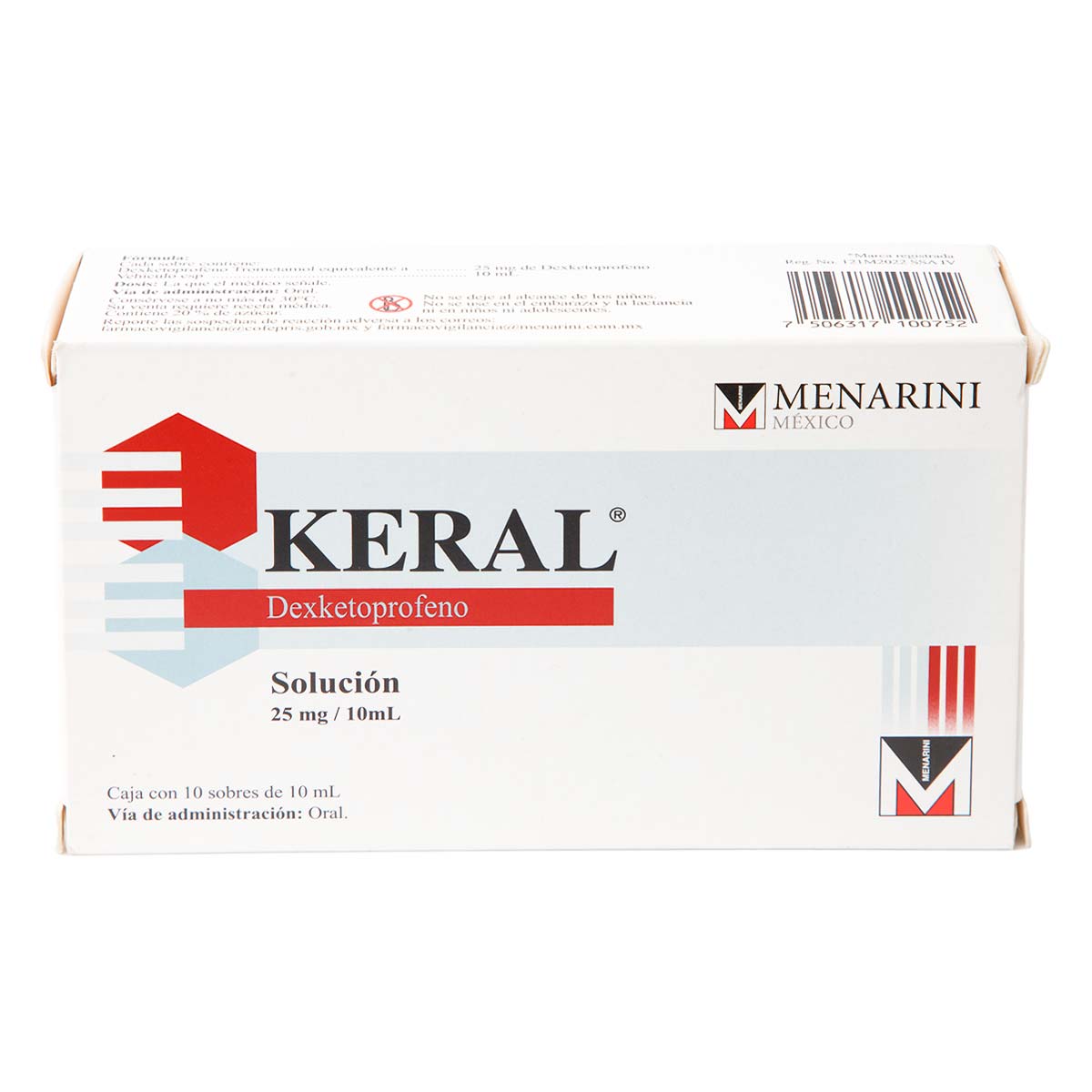 Dexketoprofeno Keral 10 Sobres 10ml